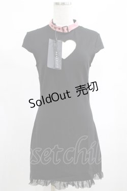 画像1: PUNK RAVE / POSTER GIRL DRESS S ブラック H-25-02-13-050-PU-OP-KB-ZS