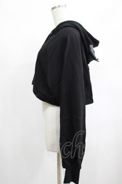 画像2: PUNK RAVE / Devil's Cupid crop top XL-2XL ブラック H-25-02-13-051-PU-TO-KB-ZI
