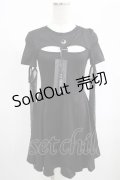 PUNK RAVE / HYPNOS DRESS XS-S ブラック H-25-02-13-053-PU-OP-KB-ZY