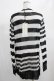 画像3: PUNK RAVE / Insanity striped sweater Free ホワイト H-25-02-13-063-PU-TO-KB-ZT237 (3)