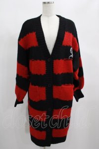 PUNK RAVE / NIGHTMARE ACADEMY RED CARDIGAN Free レッド H-25-02-13-064-PU-TO-KB-OS