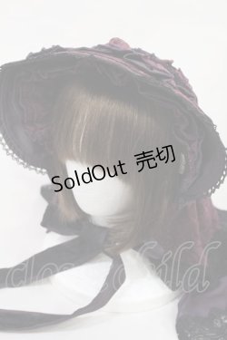 画像1: Ozz oneste / レースヴェールボンネット  パープル H-25-02-13-1028-OO-AC-KB-ZH