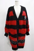 PUNK RAVE / NIGHTMARE ACADEMY RED CARDIGAN Free レッド H-25-02-13-066-PU-TO-KB-ZT353