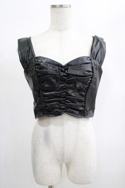 画像1: PUNK RAVE / SECOND SKIN TOP M ブラック H-25-02-13-070-PU-TO-KB-OS