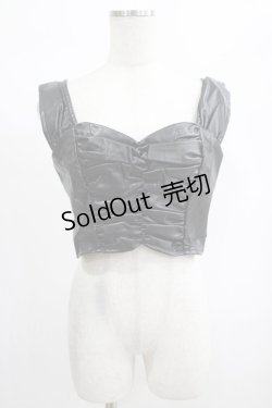 画像1: 【SALE】PUNK RAVE / SECOND SKIN TOP M ブラック H-25-02-13-070-PU-TO-KB-ZT520
