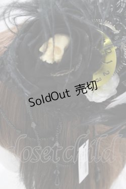 画像2: RQ-BL / NightTime fascinatorクリップ  ブラック H-25-02-13-077-GO-AC-KB-ZH