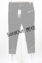 PUNK RAVE / Girl of spades trousersレギンスパンツ XL ブラック H-25-02-13-016-PU-PA-KB-ZS