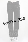 PUNK RAVE / Girl of spades trousersレギンスパンツ XS ブラック H-25-02-13-019-PU-PA-KB-ZY