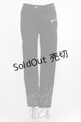 PUNK RAVE / Girl of spades trousersレギンスパンツ XS ブラック H-25-02-13-019-PU-PA-KB-ZY