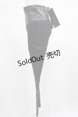 画像2: PUNK RAVE / Doom Doll brown shortsパンツ S ブラック H-25-02-13-020-PU-PA-KB-ZS