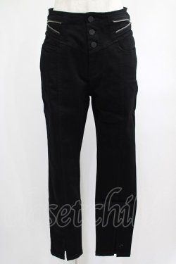 画像1: PUNK RAVE / Noora trousersパンツ L ブラック H-25-02-13-021-PU-PA-KB-ZY