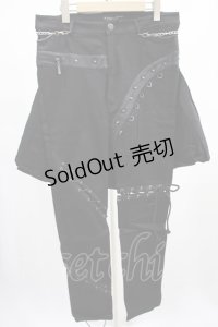 PUNK RAVE / Catacomb trousersパンツ L ブラック H-25-02-13-022-PU-PA-KB-ZT020