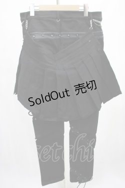 画像2: PUNK RAVE / Catacomb trousersパンツ L ブラック H-25-02-13-022-PU-PA-KB-ZT020