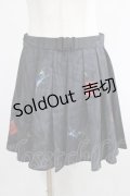 PUNK RAVE / Black printed pleated skirt S ブラック H-25-02-13-033-PU-SK-KB-ZS