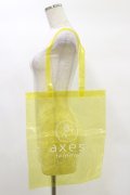 axes femme / ビニールトートバッグ  イエロー H-25-02-14-005-AX-BG-NS-ZH