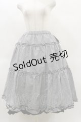 m petit by misako / NINA'Sコラボスカート 4L ブラック/ブラックギンガム リバーシブル H-25-02-14-066-LO-SK-NS-ZH