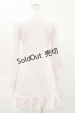 画像2: Angelic Pretty / クラシカル立ち襟カットワンピース Free ピンク H-25-02-14-072-AP-OP-NS-ZH