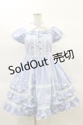 Angelic Pretty / はしごレースワンピース Free サックス H-25-02-14-078-AP-OP-NS-ZH