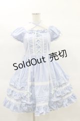 Angelic Pretty / はしごレースワンピース Free サックス H-25-02-14-078-AP-OP-NS-ZH