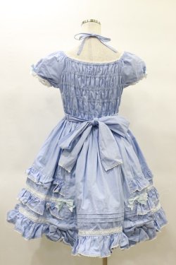 画像2: Angelic Pretty / はしごレースワンピース Free サックス H-25-02-14-078-AP-OP-NS-ZH