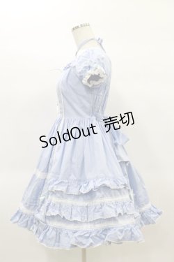 画像3: Angelic Pretty / はしごレースワンピース Free サックス H-25-02-14-078-AP-OP-NS-ZH