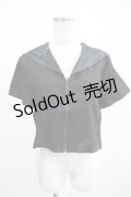 PUNK RAVE / Chinese Style Silk Fan black sailor collar girl uniform jacket L ブラック H-25-02-14-1022-PU-TO-KB-ZI