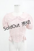 DARK IN LOVE / Pink princess heart button doll collar blouse S ピンク H-25-02-14-1029-PU-BL-KB-ZY