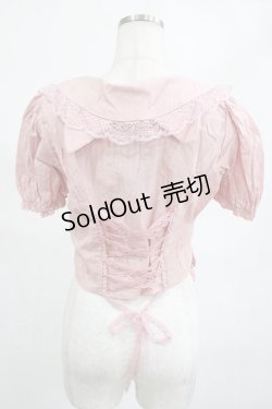 画像2: DARK IN LOVE / Pink princess heart button doll collar blouse S ピンク H-25-02-14-1029-PU-BL-KB-ZY