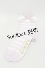 axes femme kawaii / ギンガムチェック柄ソックス  ピンク H-25-02-14-018-AX-ZA-NS-ZH