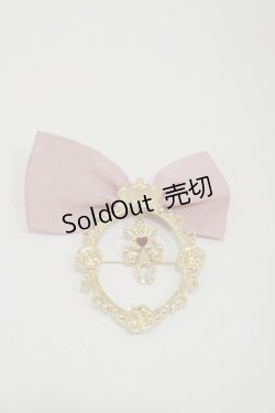 画像1: m petit by misako / AMクラウンビジューブローチ  ゴールド H-25-02-14-026-LO-AC-NS-ZH