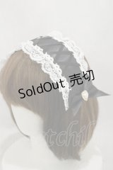 Princess Melody / ヘッドドレス(クリップ付き)  ブラック H-25-02-14-028-EL-AC-NS-ZH
