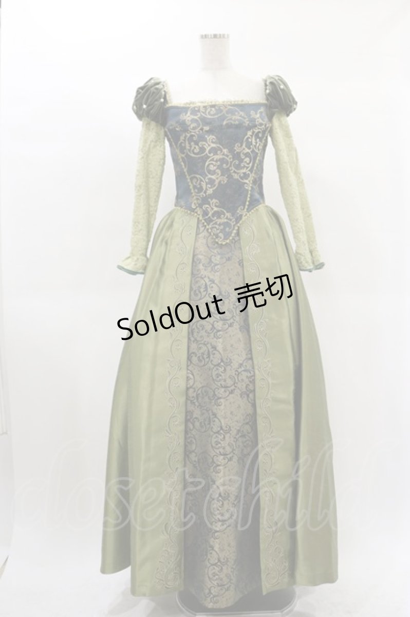 画像1: Secret Honey / Library Dress(Beauty and the Beast ver)  Free グリーン H-25-02-14-042-CA-OP-NS-ZH (1)