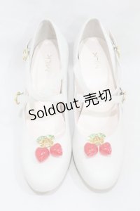 MILK / ハートチェリーパンプス L アイボリー H-25-02-15-1002-ML-SH-KB-ZH