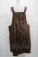 画像3: Jane Marple Dans Le Salon / Old England stripe painter's dress M ブラウン H-25-02-15-009-JM-OP-KB-ZT411 (3)