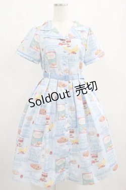画像1: Emily Temple cute / Cerealワンピース  サックス H-25-02-15-002-ET-OP-KB-ZH