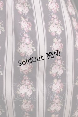 画像4: axes femme POETIQUE / ローズストライプ長袖ワンピース M パープル H-25-02-16-029-AX-OP-NS-ZH