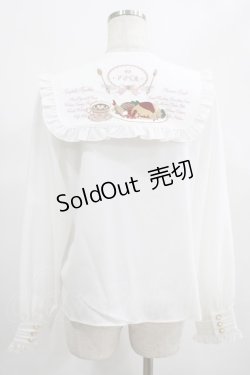 画像3: Amavel / 喫茶アマベルのランチセットブラウス Free オフ/ピンク H-25-02-16-044-CA-BL-NS-ZH