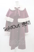 Amavel / Antique Dollケープロングコート Free ボルドー H-25-02-16-1063-CA-CO-NS-ZH
