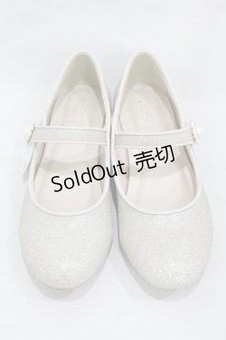 画像1: axes femme POETIQUE / パール釦フラットシューズ L(24.5cm) ゴールド H-25-02-16-1006-AX-SH-NS-ZH