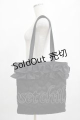 m petit by misako / TT*AMフリルトート  ブラック H-25-02-16-056-LO-BG-NS-ZH
