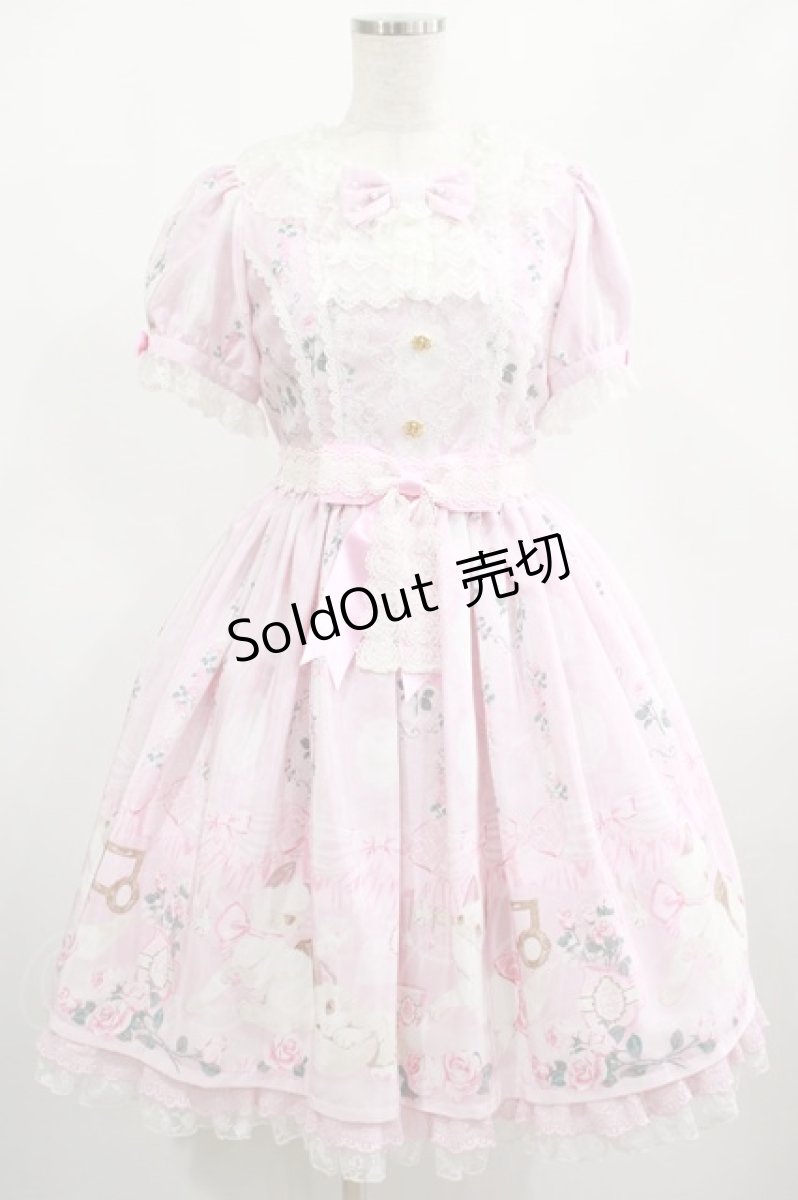 画像1: Angelic Pretty / Romantic Catワンピース Free ピンク H-25-02-16-006-AP-OP-NS-ZH (1)