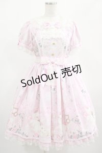 Angelic Pretty / Romantic Catワンピース Free ピンク H-25-02-16-006-AP-OP-NS-ZH