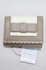 m petit by misako / AMスカラップ3オリサイフ  ベージュ H-25-02-16-072-LO-ZA-NS-ZH