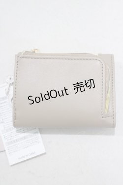 画像2: m petit by misako / AMスカラップ3オリサイフ  ベージュ H-25-02-16-072-LO-ZA-NS-ZH