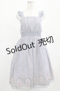 axes femme POETIQUE / うさぎ柄シフォンワンピース M ラベンダー H-25-02-16-023-AX-OP-NS-ZH