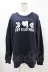 画像1: NieR Clothing / プリントLONG CUTSEW  ネイビー H-25-02-17-052-PU-TO-KB-ZH (1)