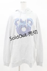 MILKBOY / DONUTS HOODIE  グレー H-25-02-17-059-MB-TO-KB-ZH