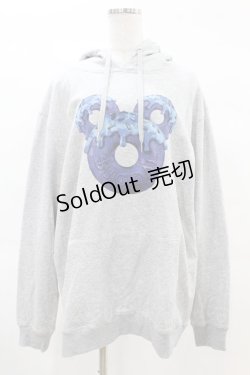 画像1: MILKBOY / DONUTS HOODIE  グレー H-25-02-17-059-MB-TO-KB-ZH