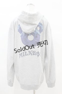 画像2: MILKBOY / DONUTS HOODIE  グレー H-25-02-17-059-MB-TO-KB-ZH
