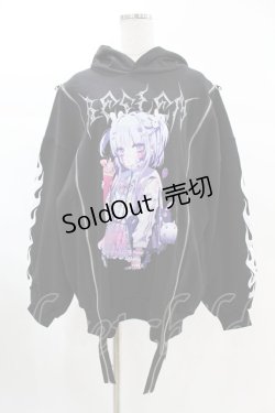 画像1: REFLEM / REFLEM×negi ZIP切り替えパーカー（制服少女） FREE 黒 H-25-02-17-060-PU-TO-KB-ZH